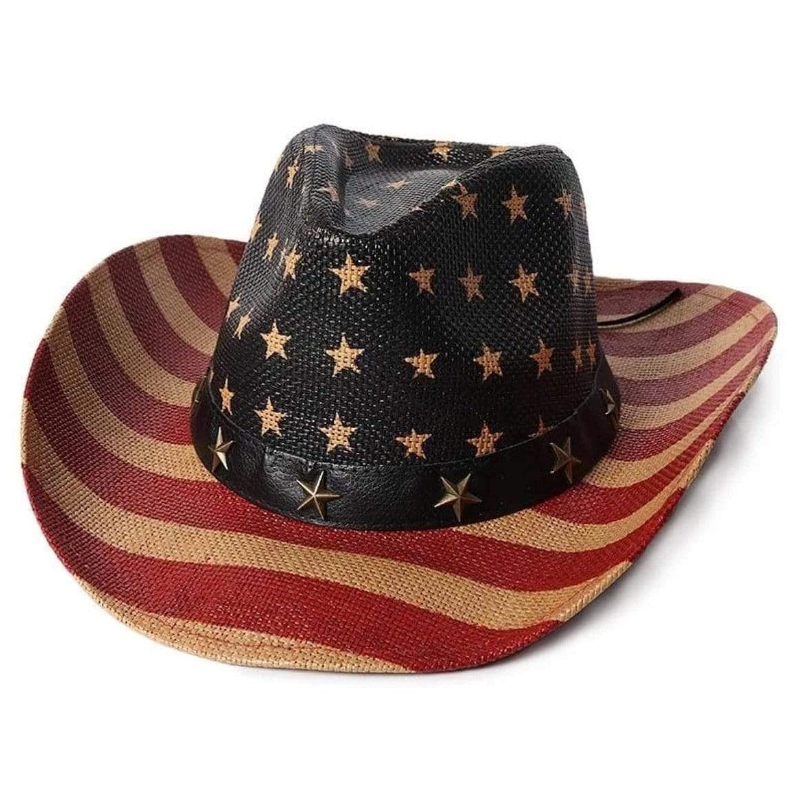 American flag cowboy hat.