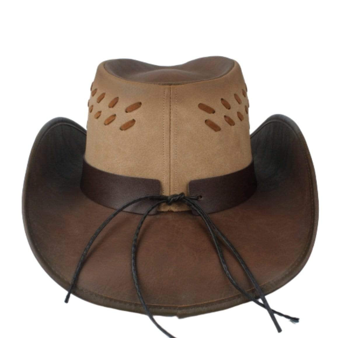 Men's Leather Cowboy Hat
