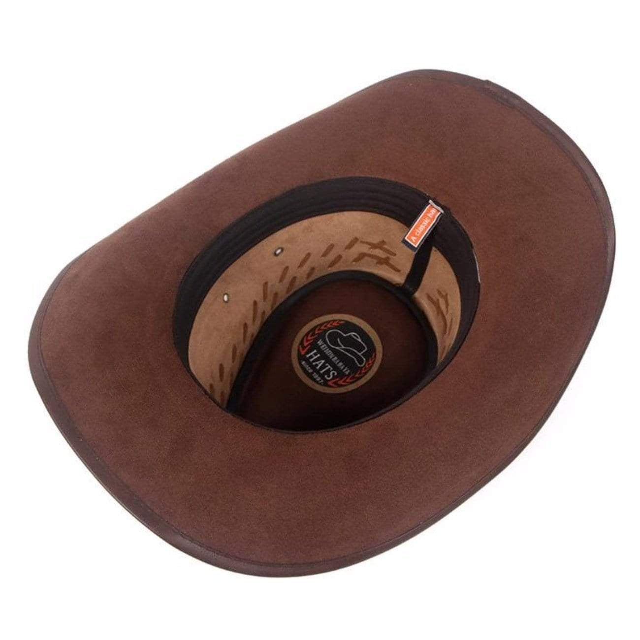 Men's Leather Cowboy Hat