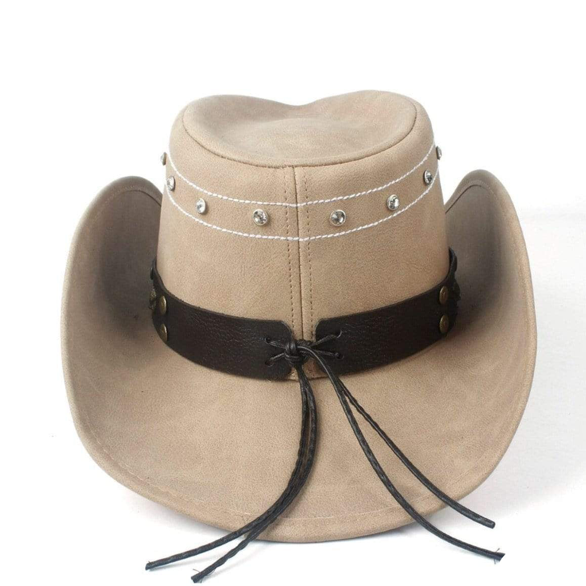 Comanchero Leather Hat Western Style
