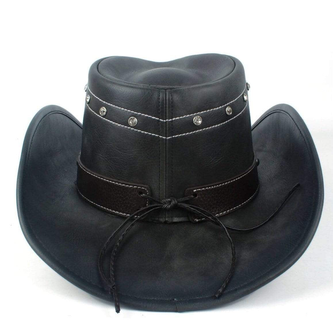 Cowboy Western Leather Hat