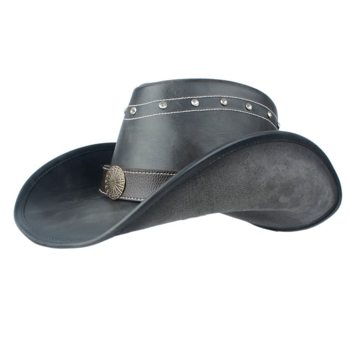 Cowboy Western Leather Hat