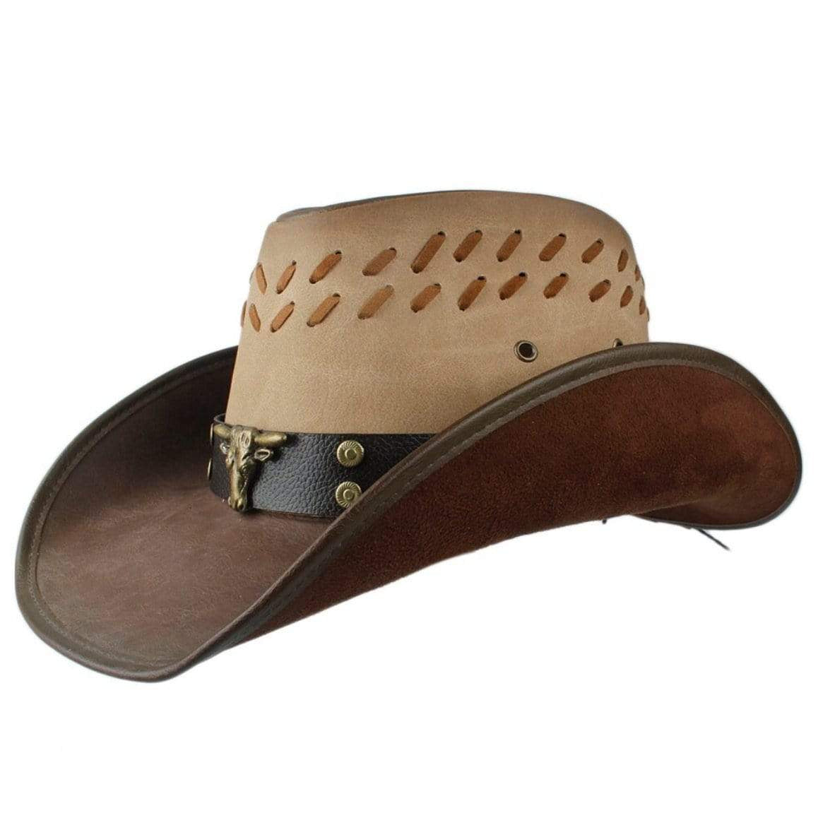 Western Country Leather Hat