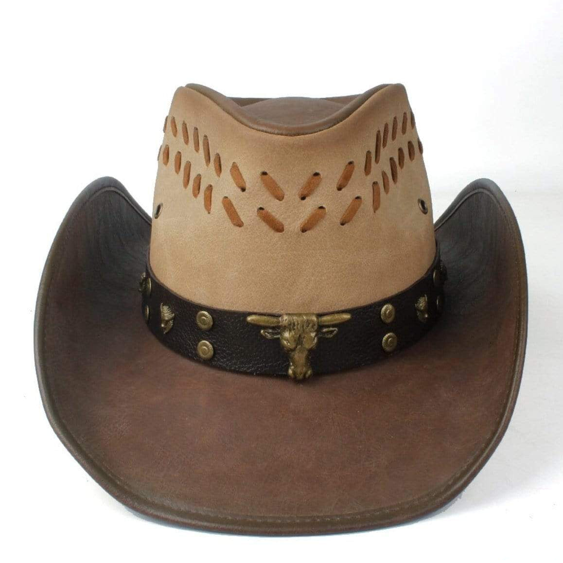 Western Country Leather Hat
