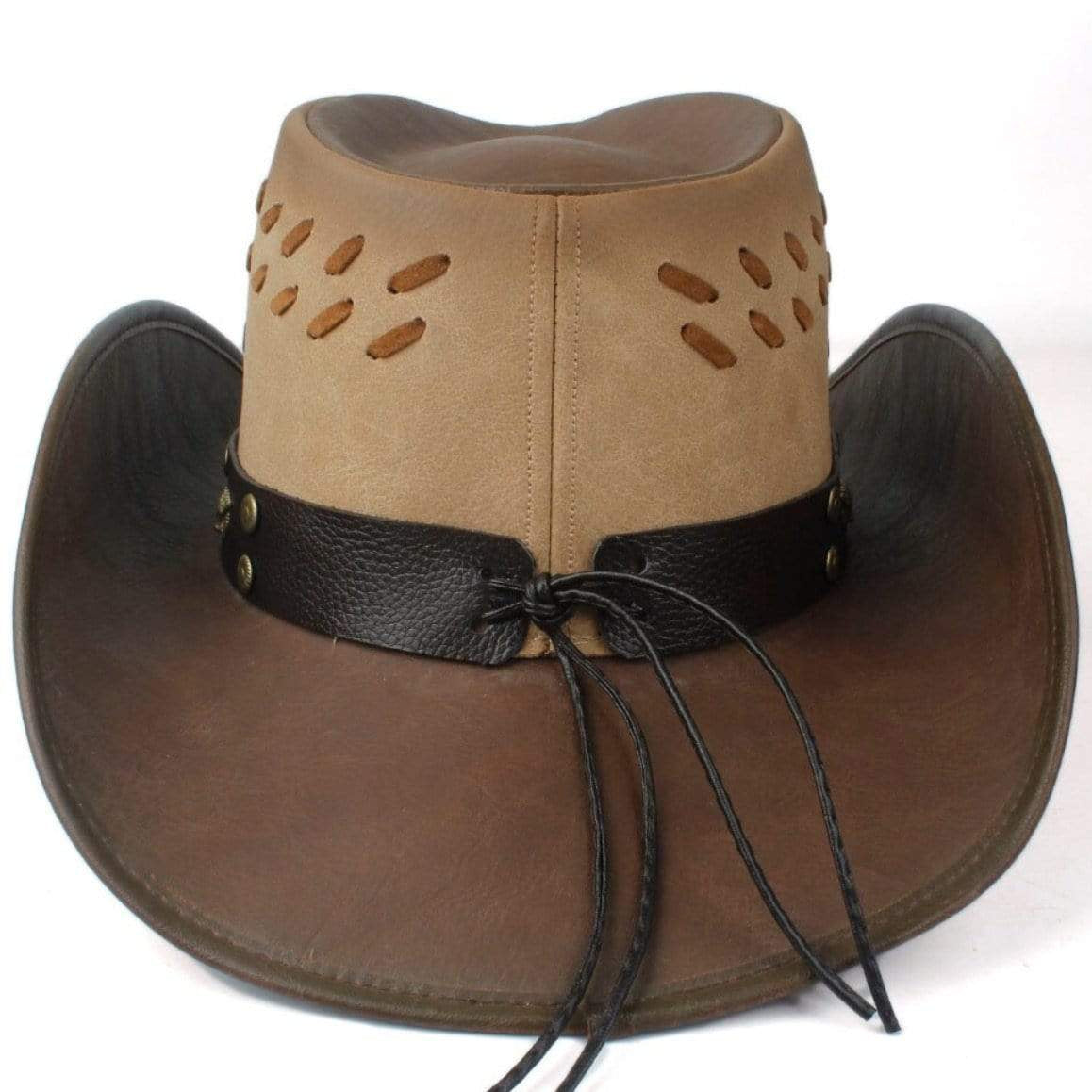 Western Country Leather Hat