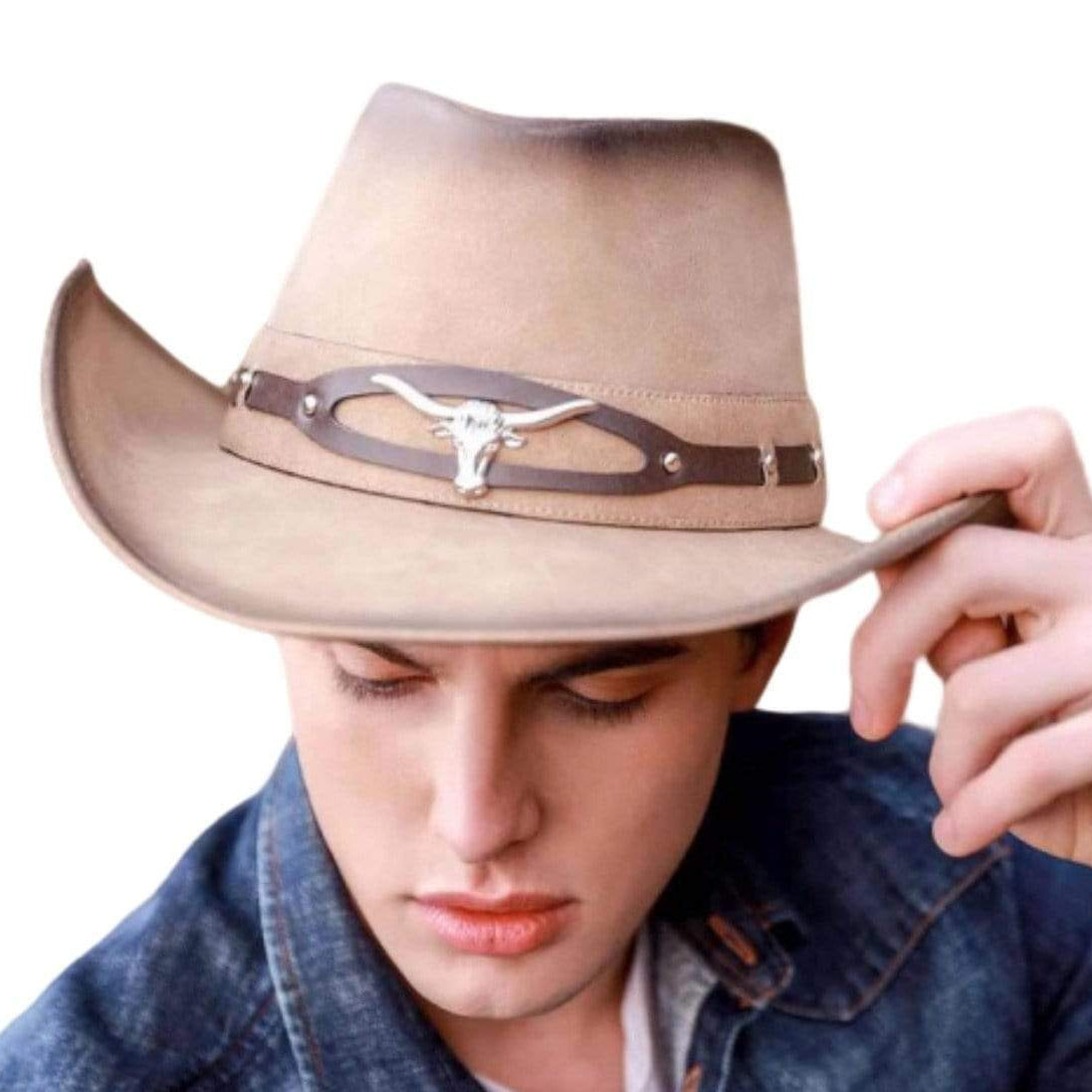 Western Leather Hat