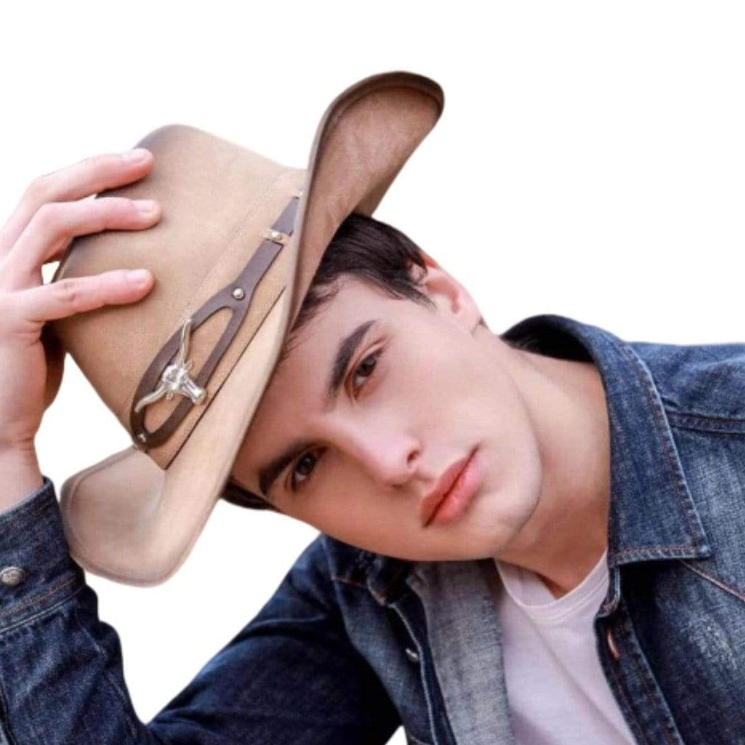 Western Leather Hat