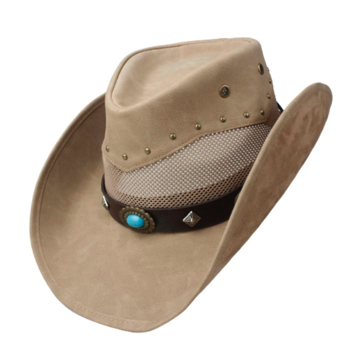 Western Leather Hat for Women