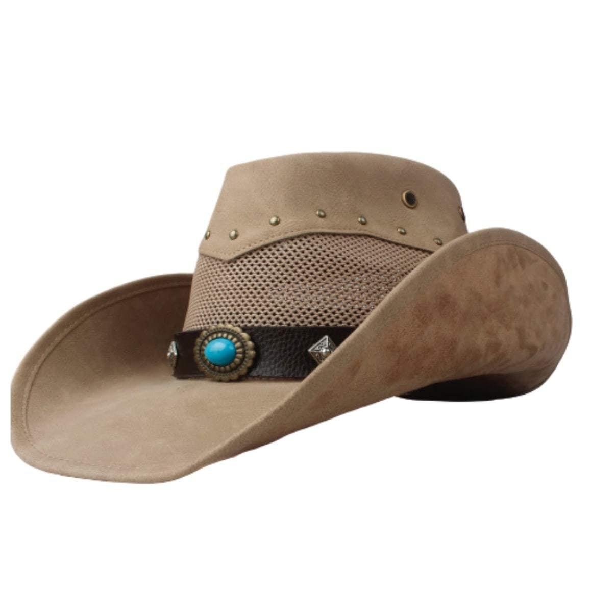 Western Leather Hat for Women
